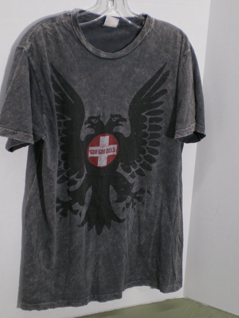 Vintage "The Goo Goo Dolls" Band Phoenix Logo Tee Shirt, Gray, Size L